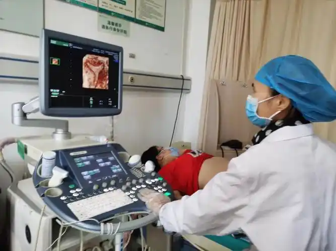 在妇科医生的建议下,李女士做了三维阴超检查,结果如上图,形似"剪刀手