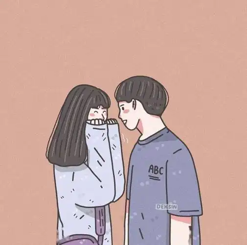 情侣头像有幸相遇恰好合拍