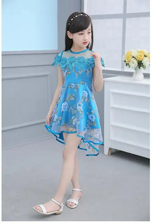 童装女童夏装连衣裙2018新款儿童洋气女宝宝裙子韩版小女孩公主裙