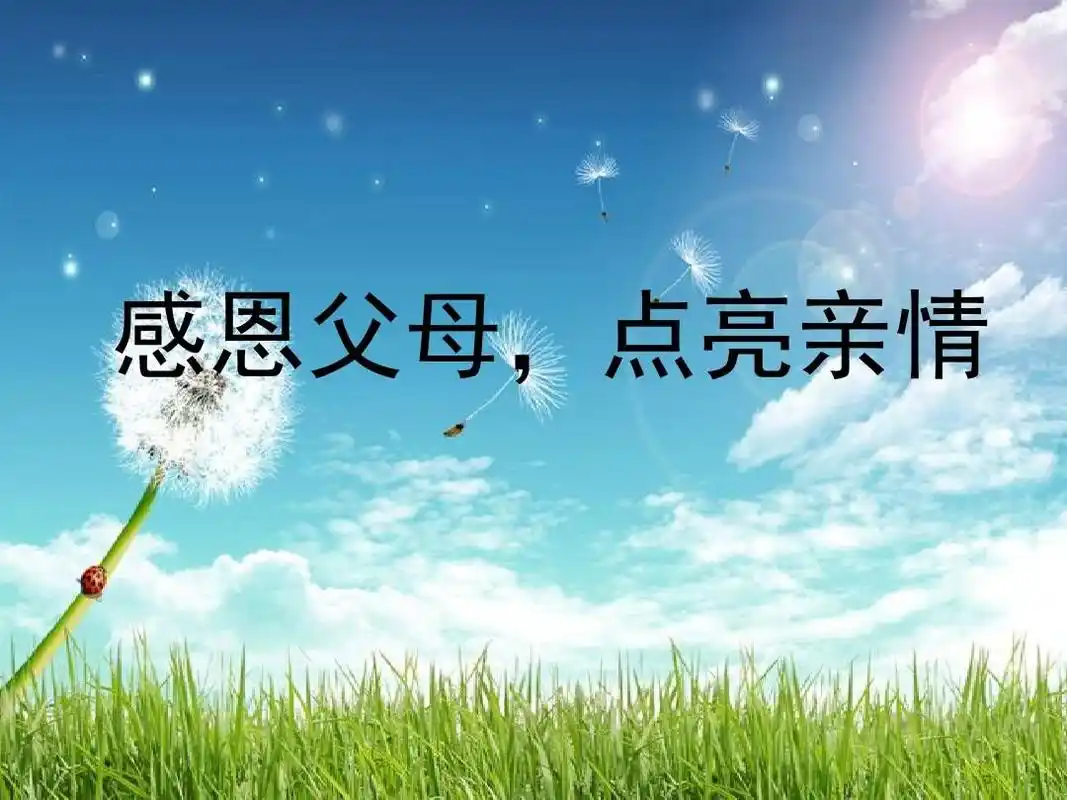 感恩父母,点亮亲情