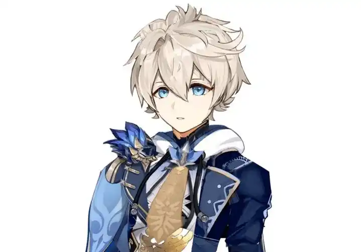 据爆料新版本将出一位蒙德冰系少年角色,长着蓝眼睛,金头发,穿着海军