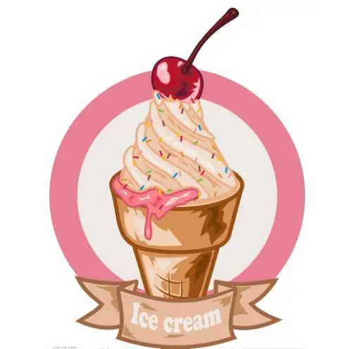 说到冰淇淋你只会icecream