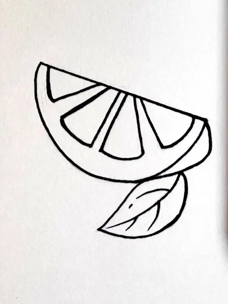 零基础简笔画  day5  柠檬93 今天画一组简笔画~柠檬93