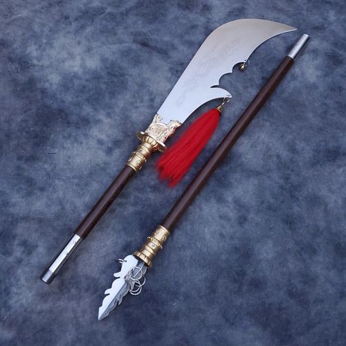 春秋刀不锈钢青龙偃月刀武术表演关刀关公大刀长兵器可拆卸未开刃