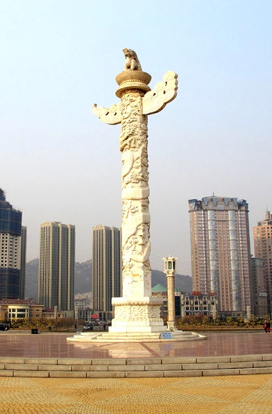 大连星海广场 华表