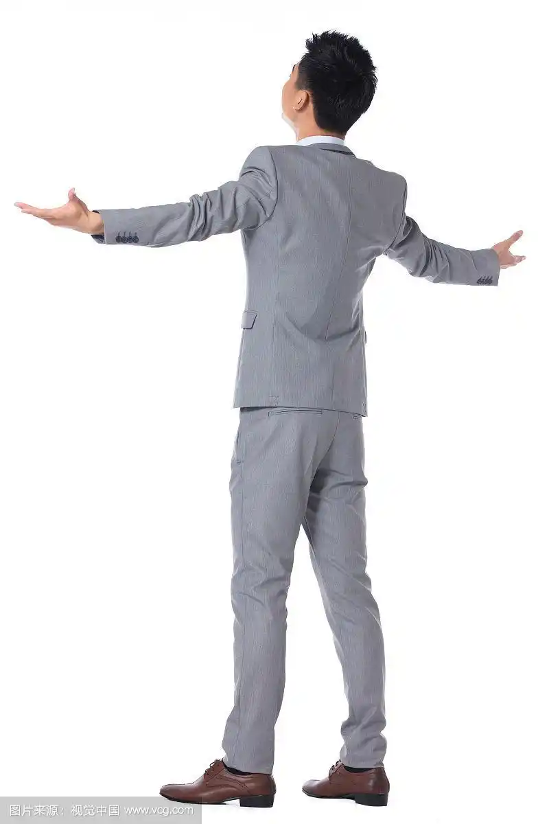 商务男士背影