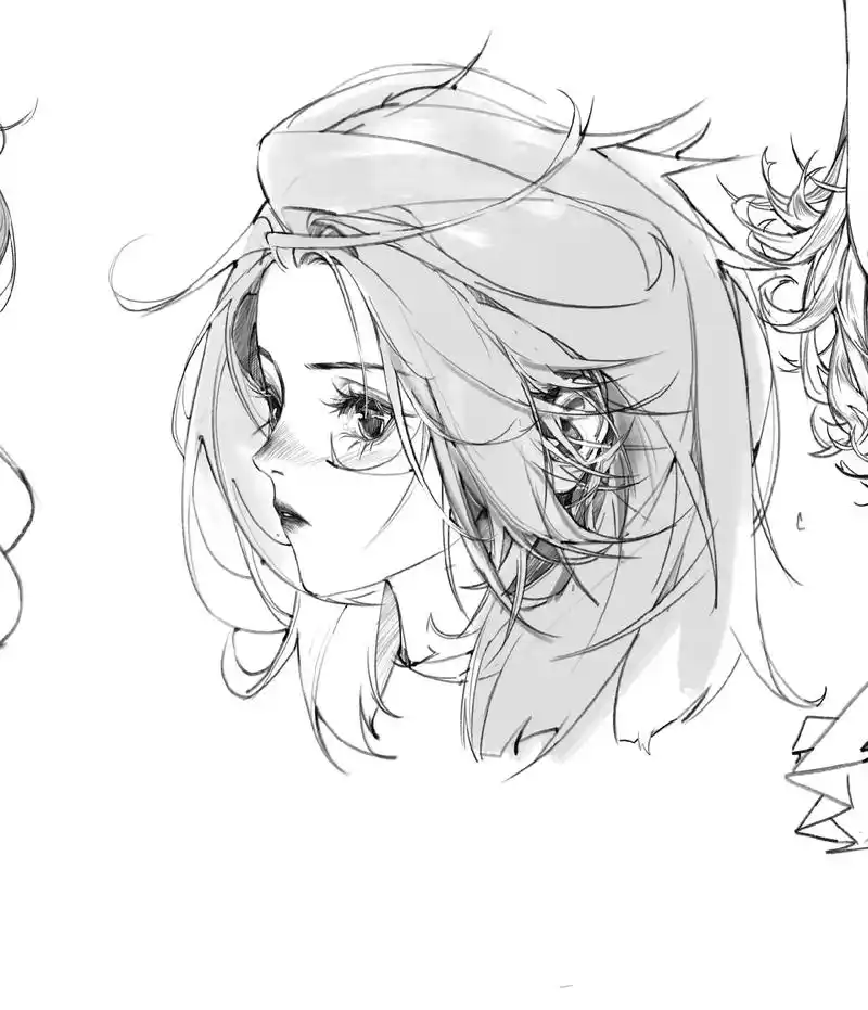 摆难的最近#板绘 #一起学画画 #线稿 #画画 #二次元少女 - 抖音