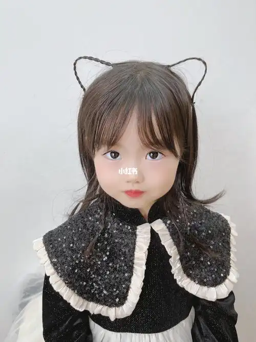 可爱的猫耳朵发型超简单