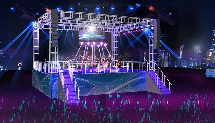 音乐会四面舞台