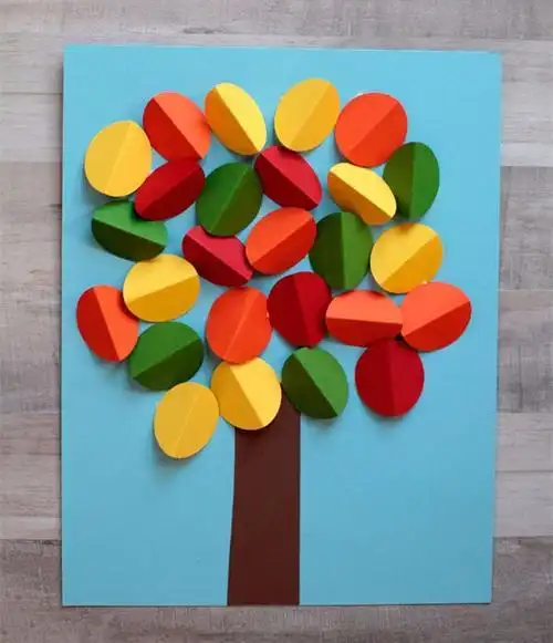 创意手工立体大树贺卡