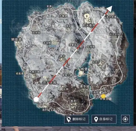 绝地求生刺激战场雪地地图煤矿