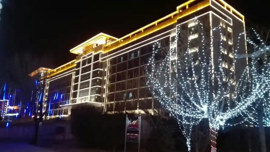 美丽多彩的乌拉特前旗夜景