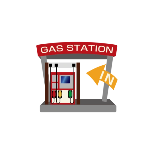卡通加油站图片大全