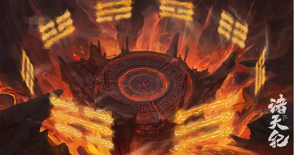 作品插画概念设定影视概念场景动画仙侠挑战一张封神古风玄幻场景设计