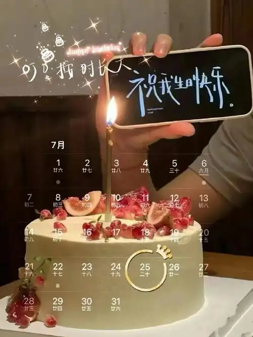 生日日历图##生日日历##生日快乐朋友圈文案##祝自己生日快乐文案