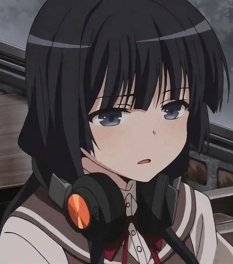 高冷女孩;动漫头像 点个赞