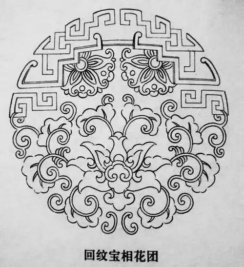 中国传统经典圆形纹饰素材难得一见的好资料