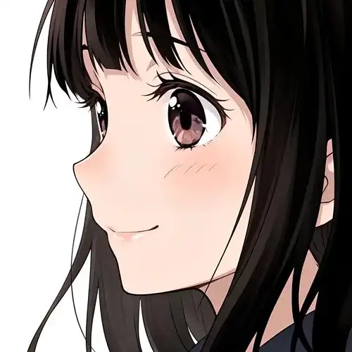 侧脸卡通头像女👧🏻