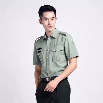 致情怀夏常短袖服饰套装陆衬衣夏季外衬衣松枝绿衬衣长袖07内衬衣 路