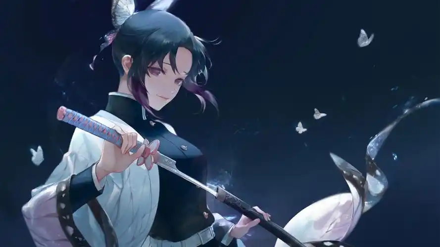 蝴蝶忍 抜刀 鬼灭之刃 2k高清壁纸壁纸(动漫静态壁纸) - 静态壁纸下载