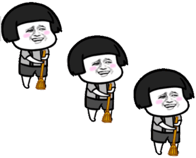 金馆长 蘑菇头 八字眉 笑容