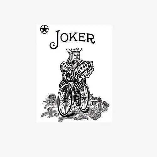 手绘黑白精致扑克牌大小王免抠素材免费下载_觅元素51yuansu.com