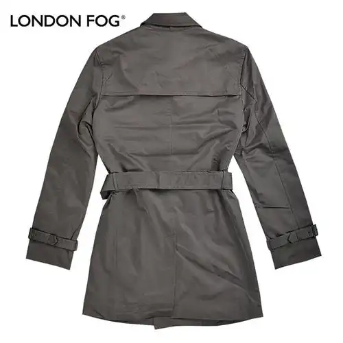 londonfog伦敦雾专柜正品男装中长涤纶风衣外套风衣