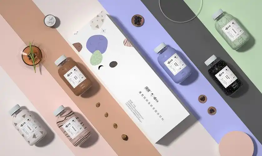 维维集团暖小牛 × hellolink | 奶茶代餐饮料包装设计