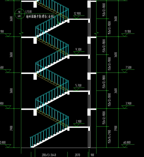 这是单跑还是双炮楼梯