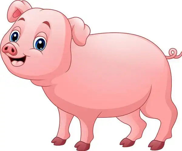 可爱的小猪卡通造型