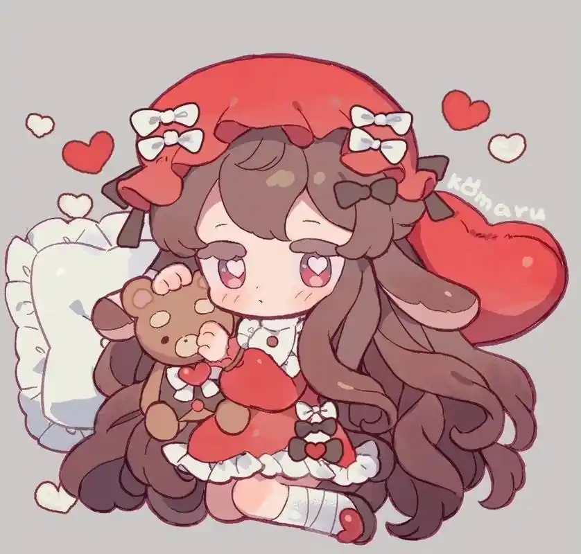 软萌哒q版女孩纸  图源:milkyway080