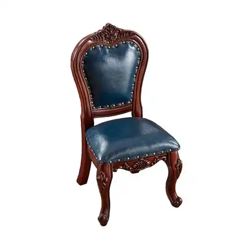 椅子美式实木欧式雕花儿童茶几椅矮餐椅