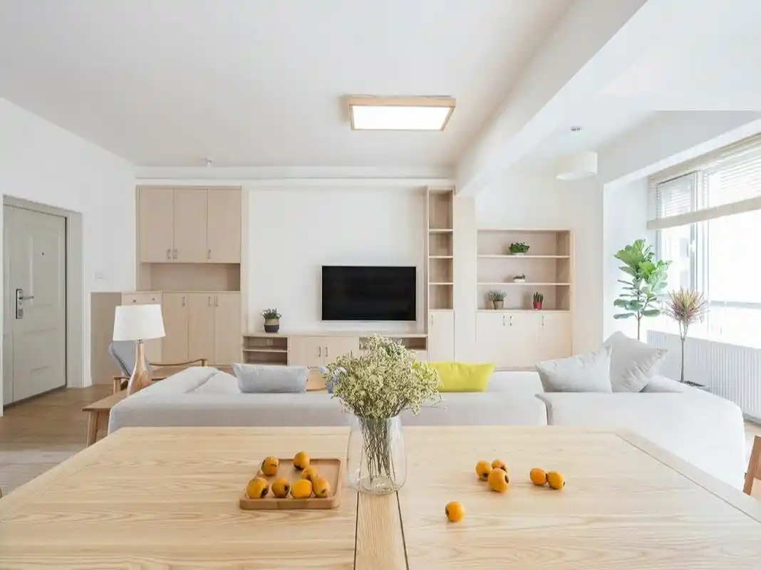 97130㎡北欧原木风家居装修,清新简约惹人爱! #日式风格的家