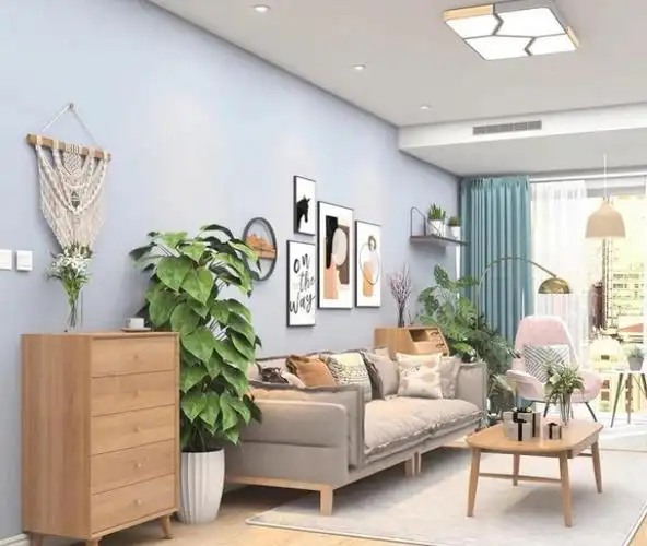 小客厅的墙面选择哪些颜色的乳胶漆比较好?