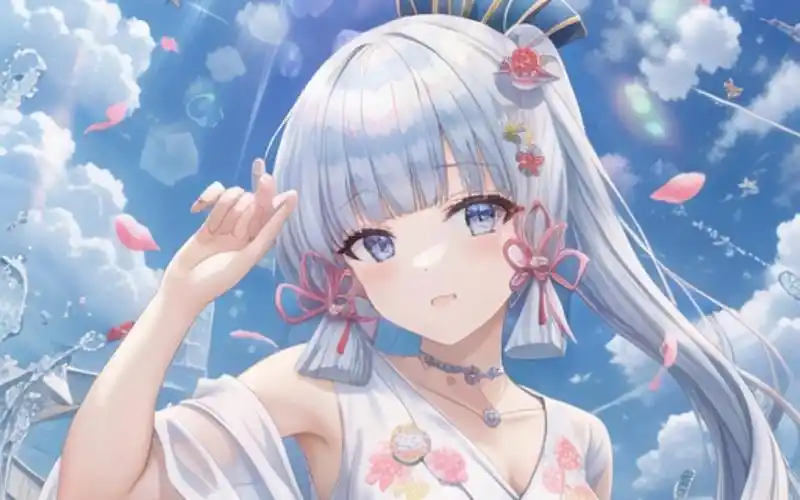 精选插图分享(原神神里绫华篇1)(65)