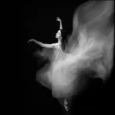 唯美的舞蹈背影,爱了