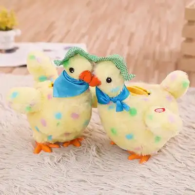 奔跑吧同款会下蛋的鸡玩具跑男小母鸡毛绒电动抖音沙雕生日礼物