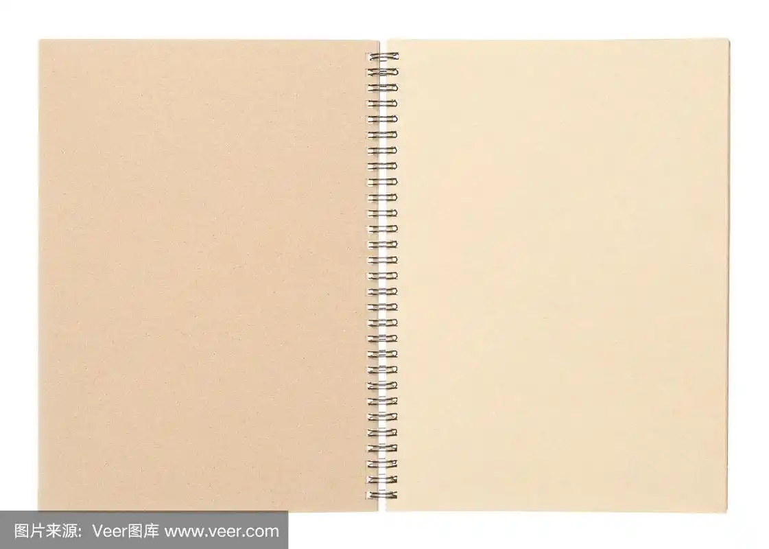 翻开空白书孤立上白