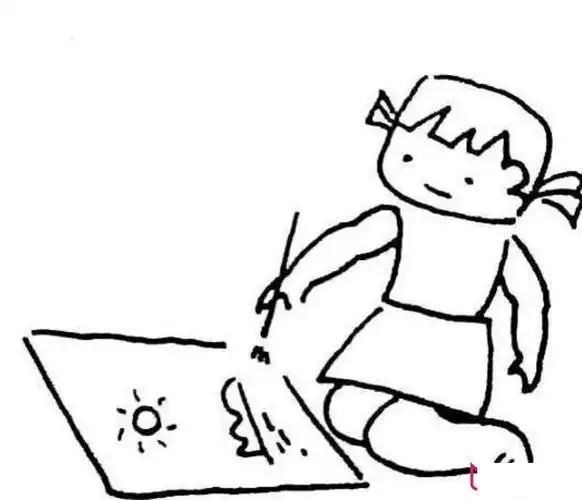 学生学画画简笔画