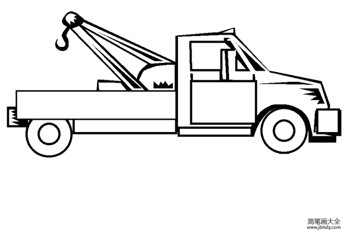 笔画飞机的画法儿童运输直升机简笔画行李牵引车简笔画牵引车的简笔画