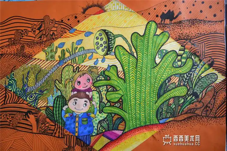 一等奖获奖科幻画生命之源赏析