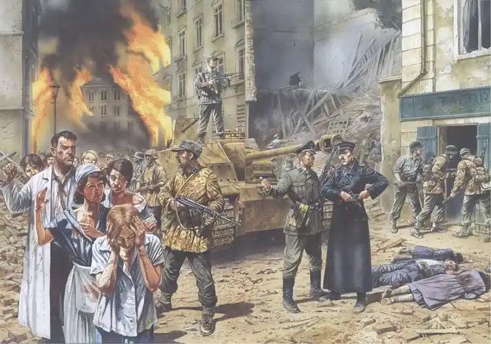 不屈的斗争1944年华沙起义2德军视角上