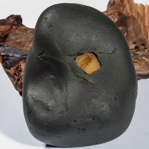 锦玉黄龙精品苏帕河籽料乌鸦原石毛料aq6035k珠宝奇石