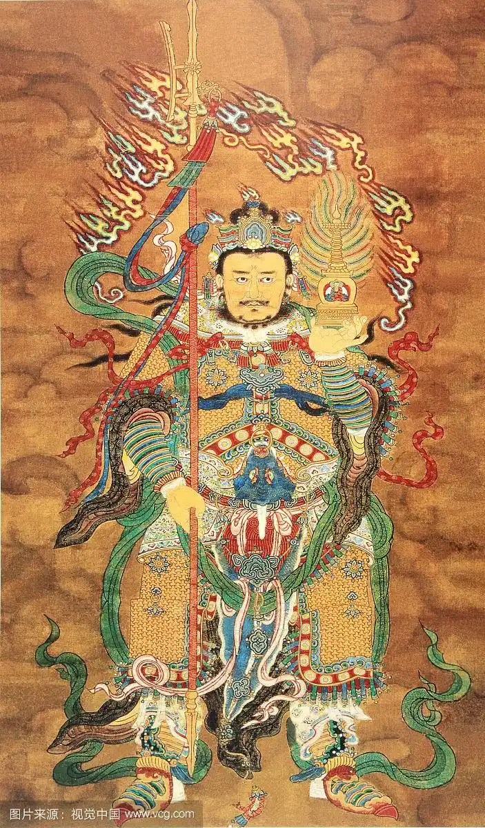 明朝护法托塔天王像