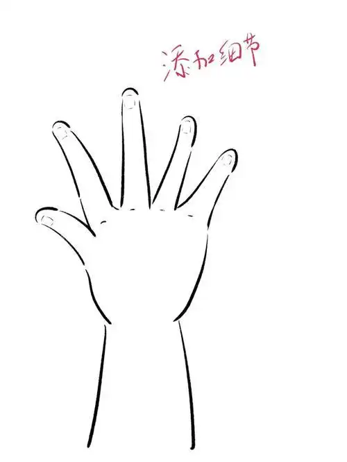 简笔画|如何画q版小手手教程简笔画教程绘画手怎么画兴趣爱好