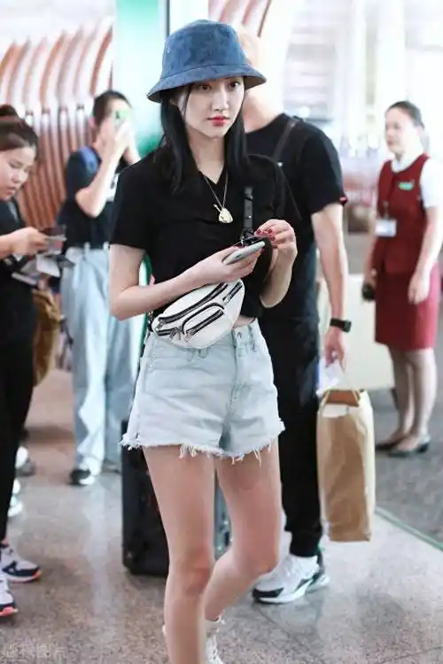 根据身高选择短裤的长度不是每个人都能像景甜一样穿短裤.