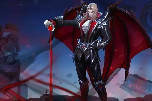 王者荣耀:帅!刘邦德古拉伯爵皮肤,伯爵回来了!