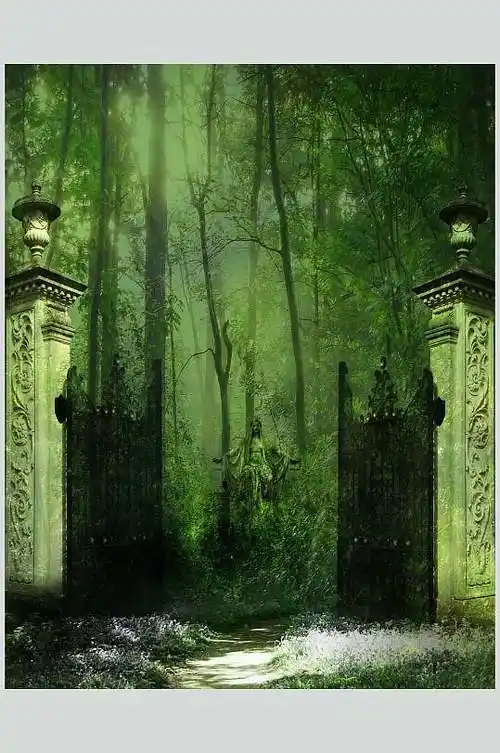 梦幻仙境迷幻森林图片