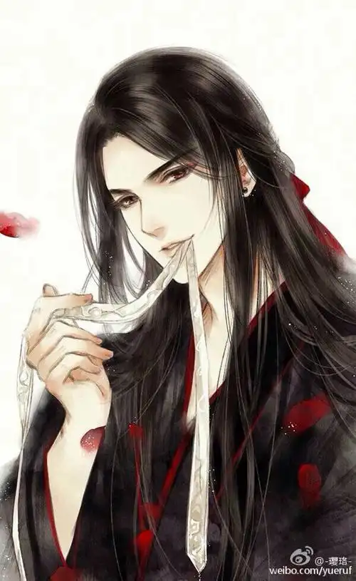 动漫男生头像古风古装帅气黑衣