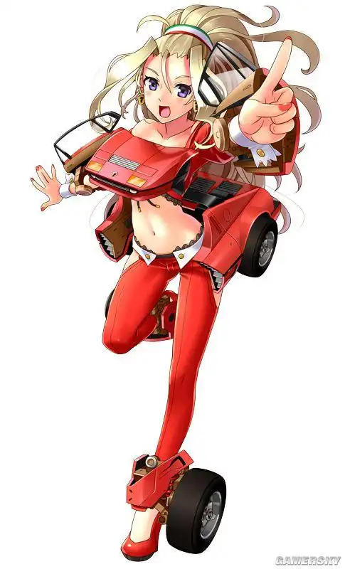 少女化身女汽车人赛车娘开始事前登录